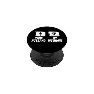 Aquagym Votre mari, mon mari, aquagym drôle PopSockets PopGrip Adhésif