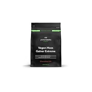 Gainer Vegan Extreme | Chocolat Onctueux | Prot&eacute;ine en poudre hypercalorique | Prise de poids | Vitamines & Min&eacute;raux | Protein Works | 2kg