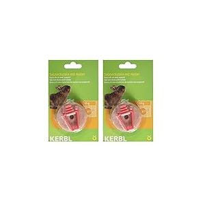 Kerbl Petits Animaux Sel à Lécher avec Support 50 g (Lot de 2)