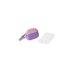 Bayer Chic 2000 - Sac à Langer pour poupées, Sac à Langer pour poupée, Accessoire de poupée, Sac de poupée, Motif cœurs, Violet