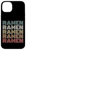 Vintage 60s 70s Font Colors Ramen Lover Restaurant Staff Coque pour iPhone 14 Plus