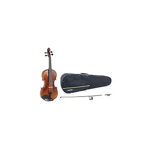 GEWA Violon, Garniture de violon série Maestro 2 VL 4, 4/4 Prêt à jouer incl. étui de forme, archet en carbone et cordes Il Cannone