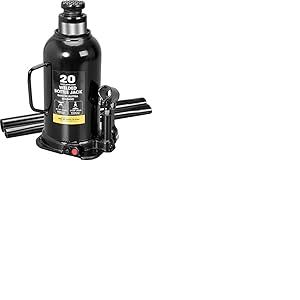 Torin AT92003BB - Cric Bouteille soud&eacute; hydraulique de 20 tonnes (40 lbs), Couleur Noire