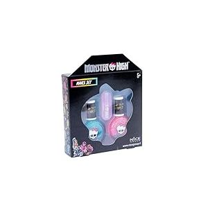 Nice Group - Monster High Gift Set, 1 kit de Maquillage Surprise pour Ongles ou Visage