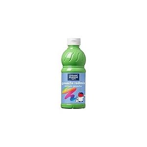 Lefranc Bourgeois - Gouache liquide Redimix pour enfants - Bouteille 500ml - Vert clair