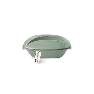 Römertopf CULINARIO Cocotte pour 4 personnes – Cocotte de 3 litres avec couvercle en céramique – Pour mijoter, rôtir et cuire à la vapeur – Passe au four – Vert