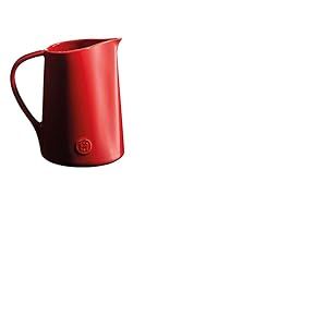 Emile Henry Eh341520 Pichet Céramique Rouge Grand Cru 16 X 12 X 18 cm
