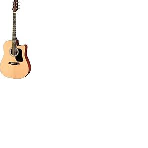 WALDEN Guitare folk Dreadnought Cutaway Laque satin&eacute;e EQ Sac