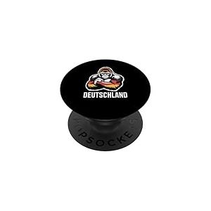 Drapeau Gorille Allemand - Allemagne Drapeau PopSockets PopGrip Adhésif