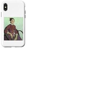Tableau La Mousmé assis dans une chaise en canne de Vincent Van Gogh Coque pour iPhone X/XS