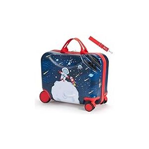 VEVOR Valise à roulettes Enfant, Capacité 26 L, Bagage à roulettes, Charge 50 kg, avec Bandoulière Réglable, Poignée Renforcée, Conception Légère, pour Voyages Enfants Garçons Filles de 3 Ans et Plus