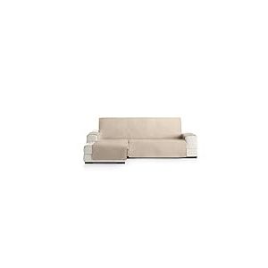 Eysa Oslo Housse, Microfiber, C/1 Beige-écru, Chaise Longue 290 cm. Adapté aux canapés de 300 à 350 cm