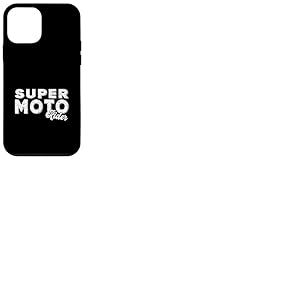 Super Moto Rider Dirt Bike avec pneus Lisses Moteur Moto Coque pour iPhone 12 Mini