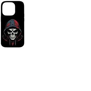 Sweat à Capuche tête de Mort Coque pour iPhone 14 Pro