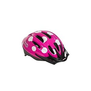 Disney Minnie Mouse Casque de v&eacute;lo r&eacute;glable pour Fille &agrave; partir de 3 Ans avec visi&egrave;re et Ventilation Rose &agrave; Pois 50-54 cm