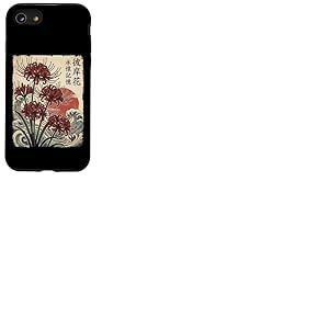 Lys Araign&eacute;e Rouge Fleur Japonaise Fleur Coque pour iPhone SE (2020) / 7/8