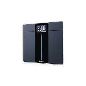 RENPHO Pese Personnes 250kg, Balance Pese Personne à très grande capacité, Pese-personne à Grande Plateforme avec grand écran LED, très précis à 0.05kg, 33x30cm, Core 1L