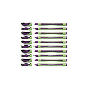 Schneider 190008 Fineliner Xpress Lot de 10 stylos à pointe fine Violet