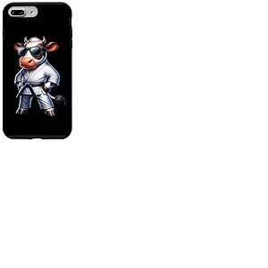 Vache Karate Cool Avec Ceinture Noire Coque pour iPhone 7 Plus/8 Plus
