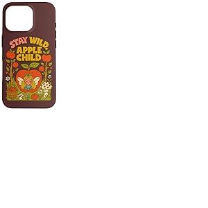 Stay Wild Pomme Enfant Automne Orchard Harvest Core Esthétique Coque pour iPhone 16 Pro