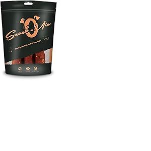 SNACKOMIO - Friandise Premium pour chiens - Rouleau à mâcher croquant au magret de canard, sans céréales, 1 paquet (1 x 150g)
