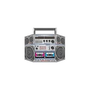 Beistle 57851 Boom Box Accessoire Photo Debout en Papier Multicolore