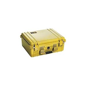 PELI 1550 valise professionnelle antichocs, IP67 étanche, capacité 33L, fabriquée en Allemagne, avec insert en mousse personnalisable, jaune