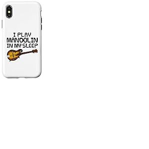 Je joue de la mandoline pendant mon sommeil, musicien folk Coque pour iPhone X/XS
