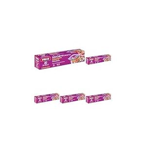 FRIO &ndash; 20 Sac Cong&eacute;lation ZIP 4L (taille M - 23x32 cm) R&eacute;utilisables et Herm&eacute;tiques avec double ZIP, Sachets Plastiques Transparents pour Cong&eacute;lateur et Conservation des Aliments, Avec &Eacute;tiquette