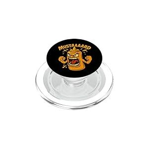Bouteille de moutarde Scream Rap Funny Rage PopSockets PopGrip pour MagSafe