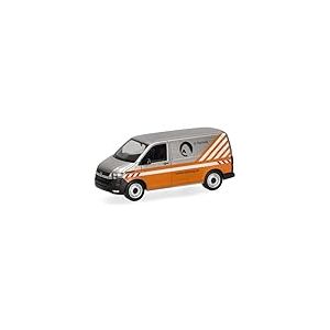 herpa Voiture Miniature VW T6.1 Fourgon avec équipement de Toit Inclus « ASFINAG », échelle 1:87, pièce de Collection, fabriquée en Allemagne, modèle en Plastique