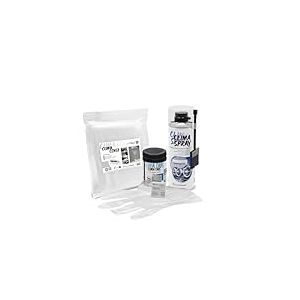 ErrecHome Kit de Nettoyage Climatisation, avec Clima Spray PRO nettoyant climatiseur+brosse à poils durs, housse de protection Clima Cover, Clima Tabs 40 tablettes pour évacuation condensats, gants