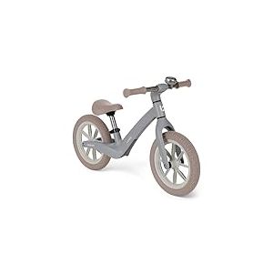 Kikka Boo Vélo d'équilibre LANSER, vеlo Enfants 2 Ans, vlo d'équilibre, de 2 à 6 Ans, ultraléger, siège réglable, vélo bébé, Gris, 85x38x54 cm