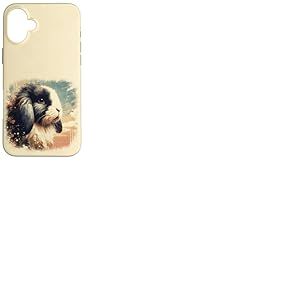 Lapin à Oreilles de Lapin rétro Vintage Illustration Artistique Coque pour iPhone 16 Plus