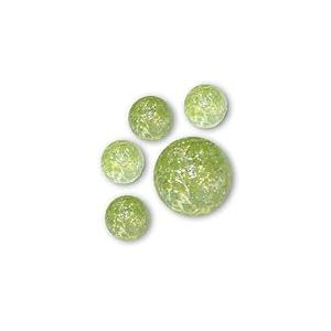mesbilles - 25 Billes en Verre Pépites Jaune : 24 Billes et 1 Calot