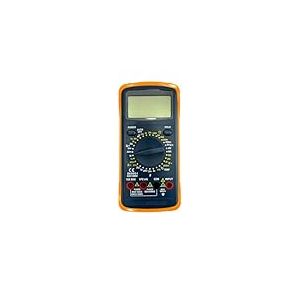 Multimètre numérique avec compteur de fréquence, idéal pour les techniciens et les amateurs d'électronique. Mesure la tension, le courant et la résistance avec précision dans un seul appareil.