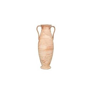 Biscottini Vase en Terre Cuite Toscane 100x38x42 cm | Grands Pots en Terre Cuite Faits à la Main | Amphores de Jardin décoratives et fonctionnelles