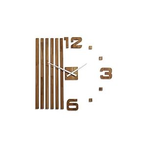 FLEXISTYLE Grande Horloge Murale geante XXL - Design Moderne silencieuse EKO D&eacute;coration pour Bureau, Salon, Chambre Coucher XXL 100 XL Aiguilles Blanches