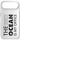 Biologiste Marin L'oc&eacute;an est Mon Bureau Biologie Marine Coque pour iPhone Air