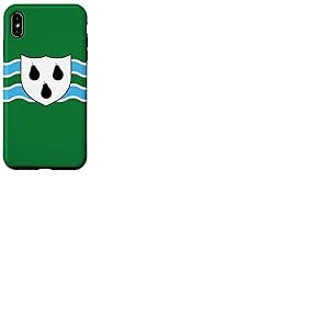 Drapeau du comté de Worcestershire West Midland Angleterre Coque pour iPhone XS Max