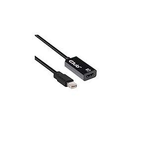 club3D CAC-1180 DisplayPort Adaptateur [1x DisplayPort mâle - 1x HDMI femelle] noir