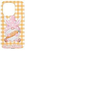 Nain de Jardin Vichy Rose avec Oreilles de Lapin Coque pour iPhone 15 Pro