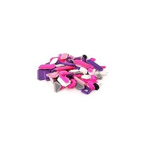 J.A.D.E - Blocs De Construction - Jeu de Construction - 056906-100 pièces - Rose - Plastique - Jouet Enfant - Briques Sensorielle - Motricité - Anniversaire - Bloc D'Assemblage - À Partir de 2 Ans