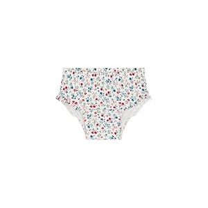 Petit Bateau Bébé Fille A0ctx Maillot Culotte, Blanc/Multico, 6 Mois EU