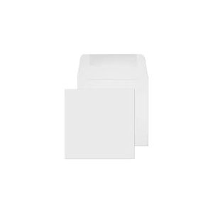 Blake Everyday | enveloppe (10 x 10cm) | lot de 500 unités | 100 GSM | enveloppes blanches gommées | enveloppe mariage | enveloppes carrées | Modèle 0100G