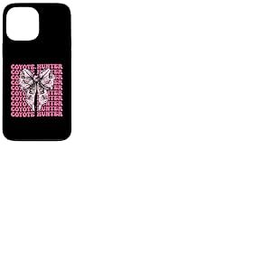 Ruban rose coyote chasseur coyote, coquette Coque pour iPhone 13 Pro Max