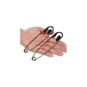 Littledream Lot de 2 &eacute;pingles &agrave; nourrice de 12,7 cm en acier inoxydable - Grande taille - Couleur laiton - Pour couverture g&eacute;ante - &Eacute;pingles &agrave; nourrice robustes - Couture artisanale - Matelassage - Sac &agrave; linge, v&ecirc;tements, tissus d'ameublement