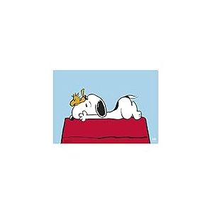 Grupo Erik - Sous-Main Bureau Snoopy | Sous-Main Bureau Enfant | Protège Bureau Enfant 34 x 49cm
