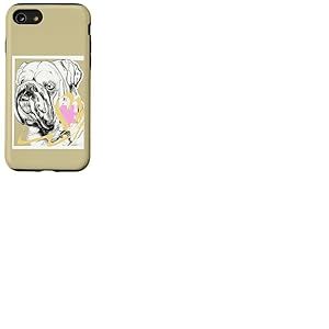 Bouledogue Anglais, Bouledogue, Elke, cœur Coque pour iPhone SE (2020) / 7/8