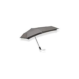 Senz Mini parapluie pliable automatique gris soie